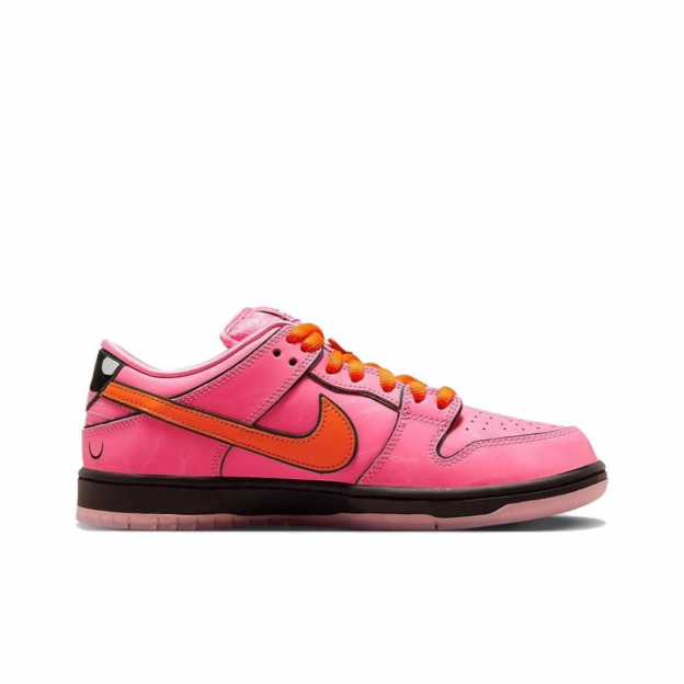 Nike Dunk SB Low x Powerpuff Girls Pink Orange Black