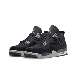 Air Jordan Retro 4 SE Black Canvas GS