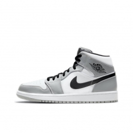 Air Jordan 1 Mid Light Smoke Grey 