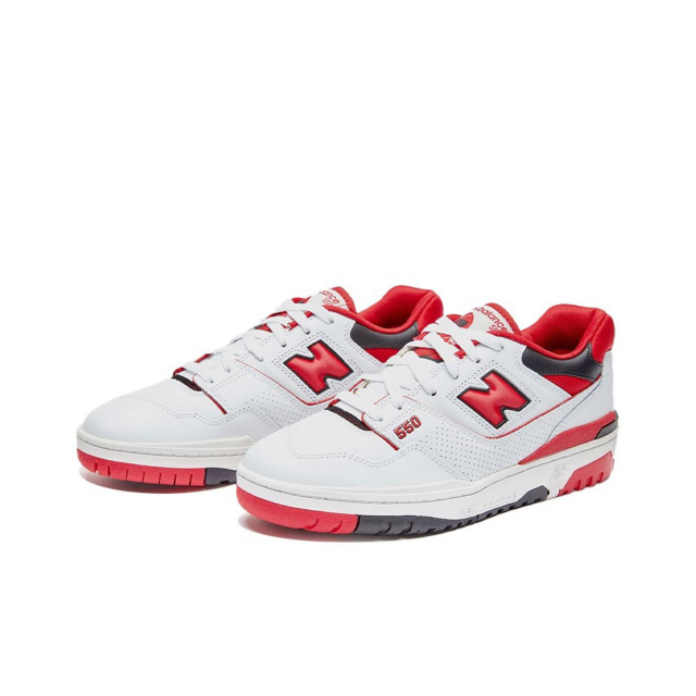 New Balance 550 White Team Red 