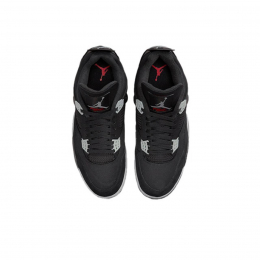 Air Jordan Retro 4 SE Black Canvas GS