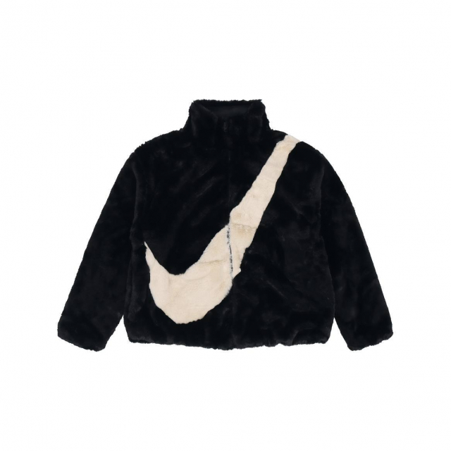 Флисовая куртка Nike WMNS NSW Swoosh Jacket Black White