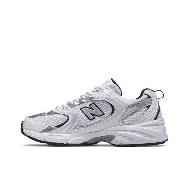 New Balance 530 White Silver Navy