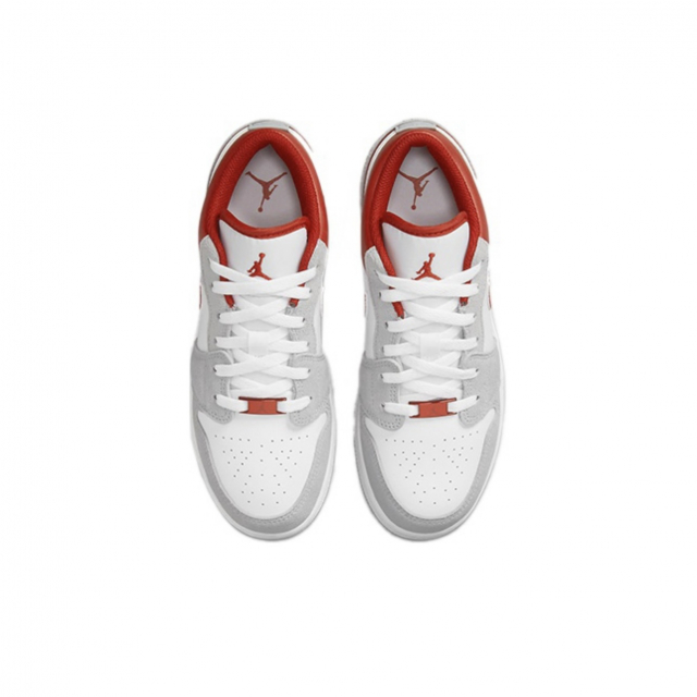 Air Jordan 1 Low SE Light Smoke Grey Gym Red