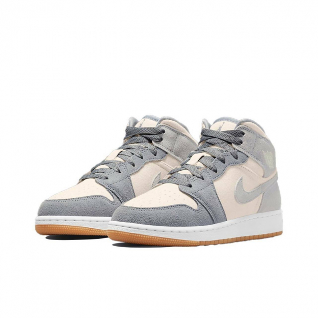 Air Jordan 1 Mid SE Coconut Milk Particle Grey 