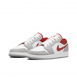Air Jordan 1 Low SE Light Smoke Grey Gym Red