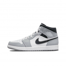 Air Jordan 1 Mid Light Smoke Grey 