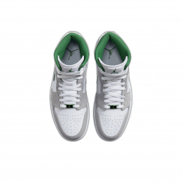 Air Jordan 1 Mid SE Grey Pine Green