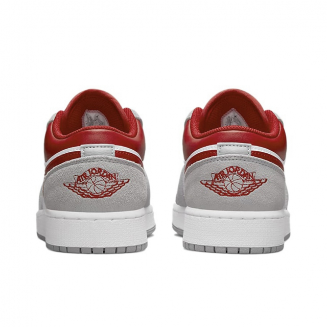 Air Jordan 1 Low SE Light Smoke Grey Gym Red