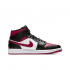 Air Jordan 1 Mid Black Gym Red 