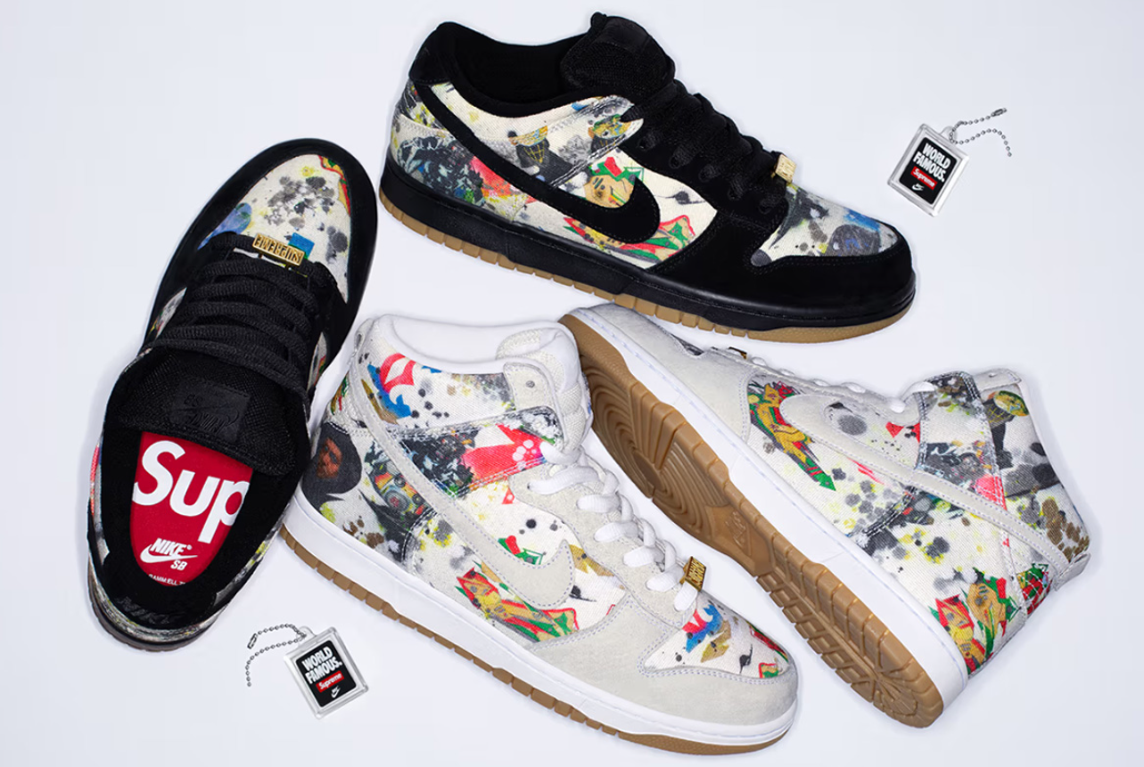 Суприм коллаборации. Nike Dunk Supreme Rammellzee. Supreme x Nike SB Dunk Low Rammellzee. Nike SB Dunk Low Rammellzee Supreme. Nike Dunk SB Supreme Rammellzee.