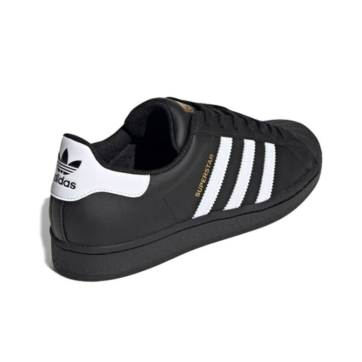 Пятка кроссовок adidas Superstar Black White