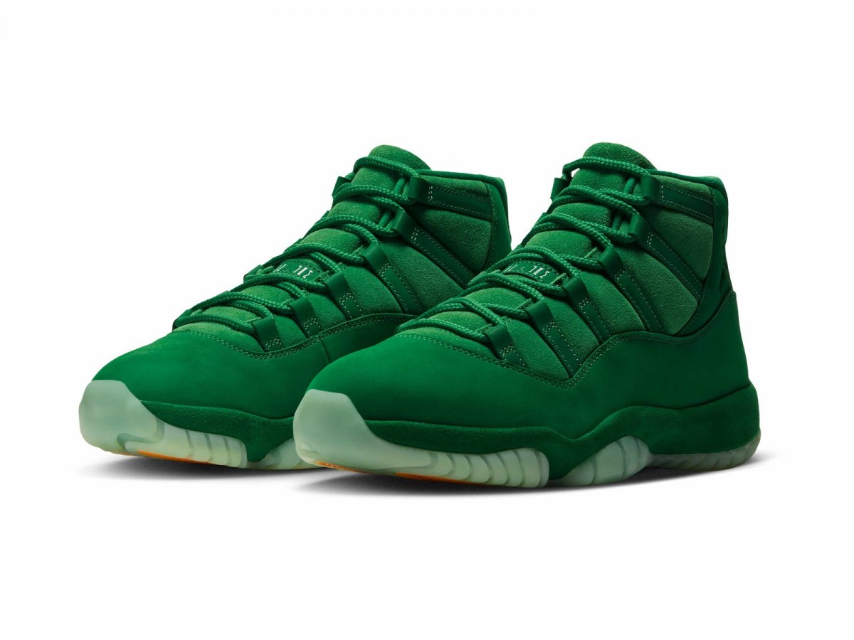 Кроссовки Air Jordan 11 Green Screen IQ5700-900, пара