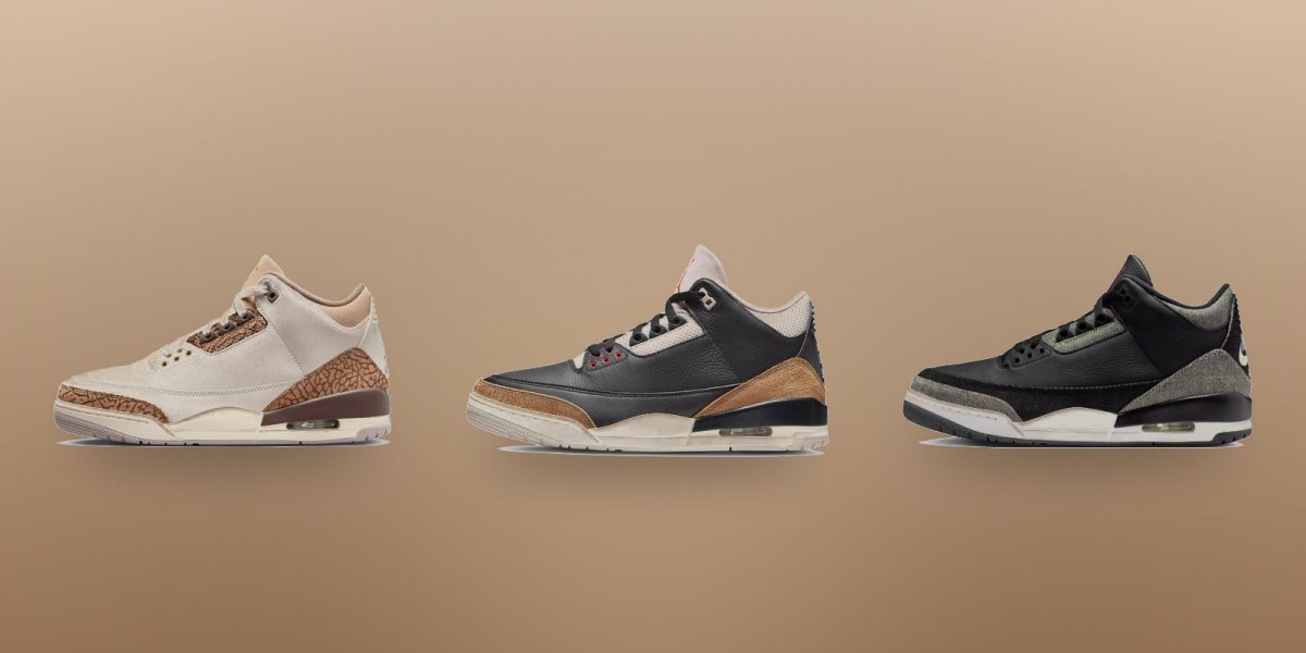Air Jordan 3 «Fireside» выйдут 30 октября — коричневая замша и слоновий принт в тон