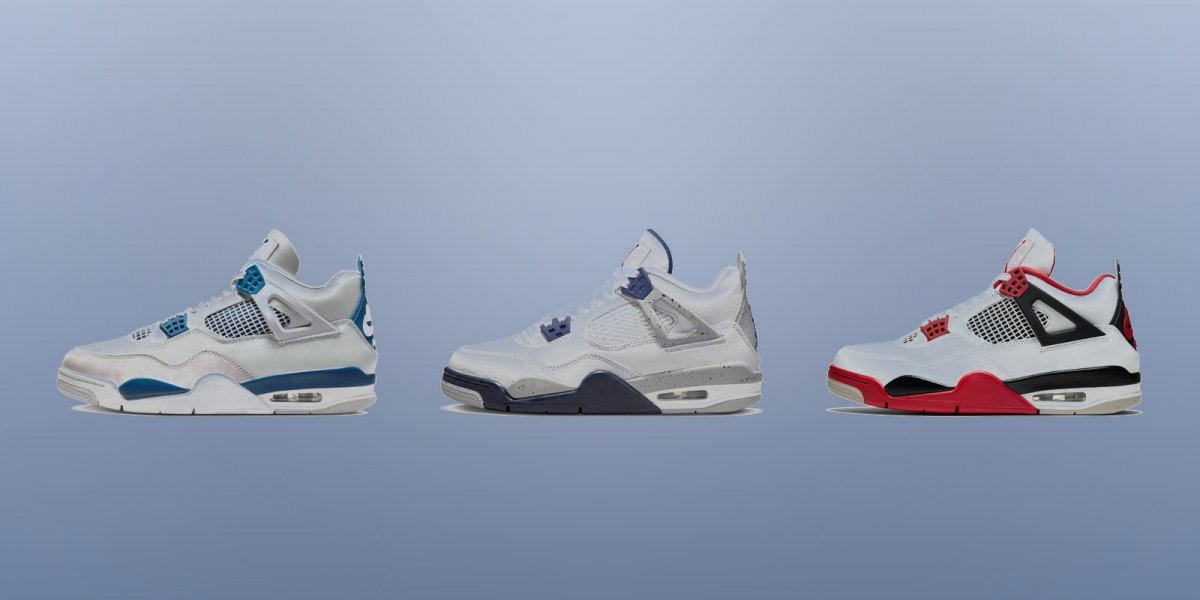 Air Jordan 4 «Hang Time» выйдут только в детских размерах: IU4601-400, королевский синий с чёрным, ориентир — 1 февраля 2027-го