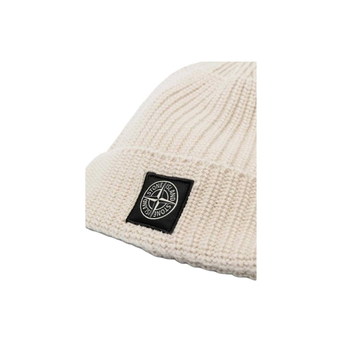 Шапка Stone Island с нашивкой