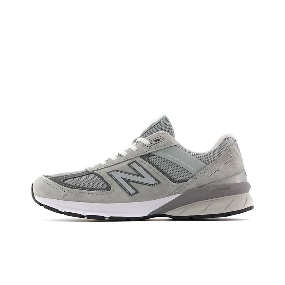 Кроссовки New Balance 990 V5 Made in USA серые сбоку