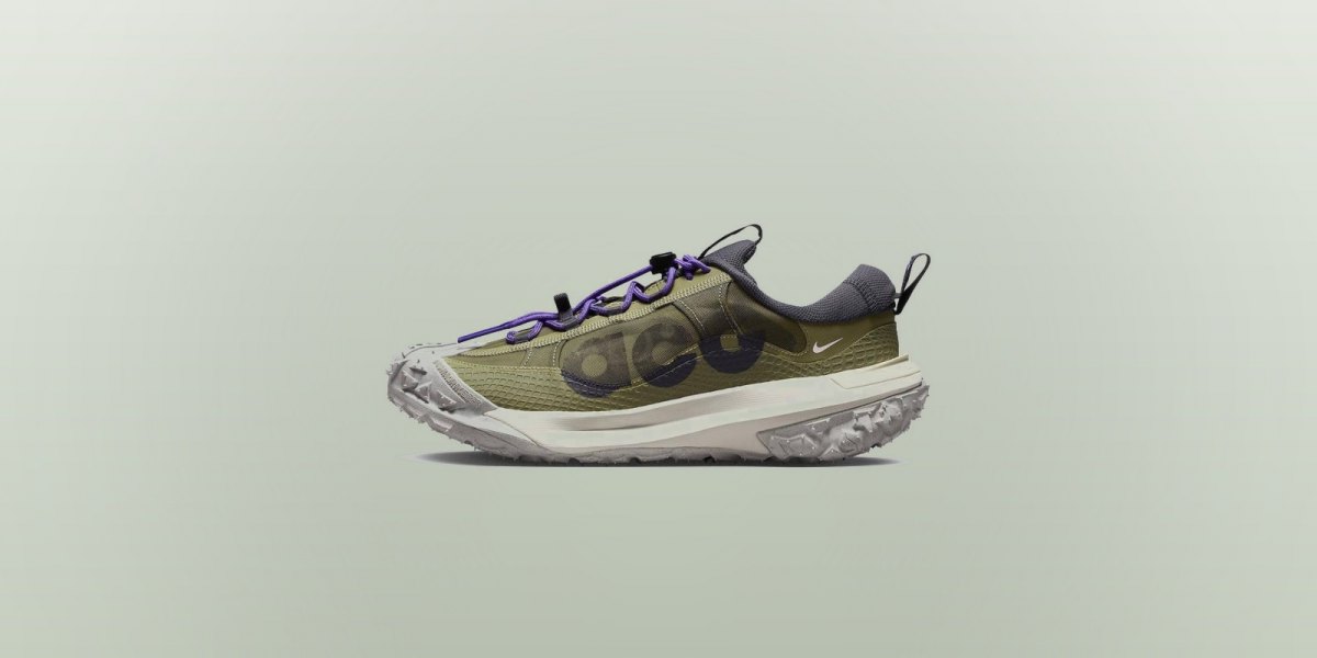 Nike ACG Mountain Fly Low GTX вернулся в тёмно-сером — трейл с мембраной