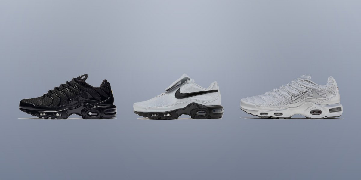 Nike готовит Air Max Plus «Black/Cool Grey»: чёрно-серый градиент расходится от центра — 190 долларов, дата пока не названа