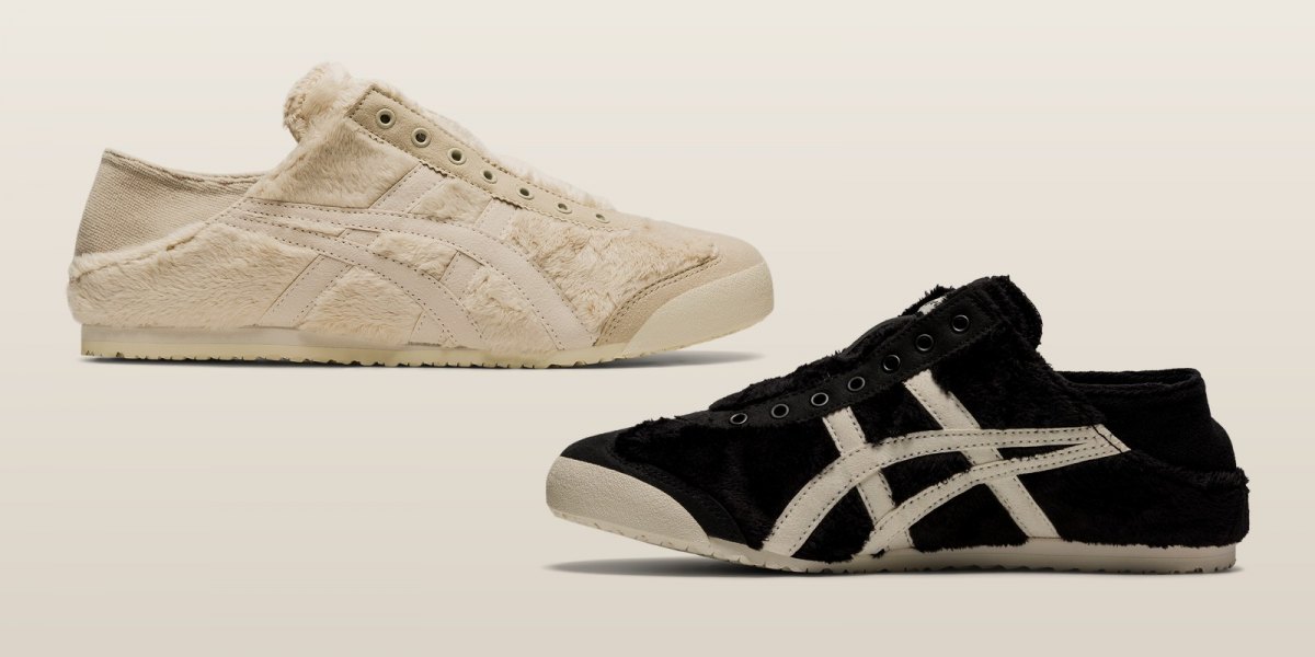 Onitsuka Tiger одела Mexico 66 Paraty в искусственный мех: модель без шнурков, складной задник и цена 130 евро