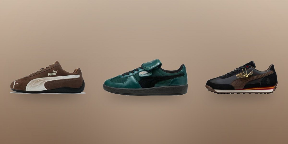 Puma и Розе выпускают Speedcat Croc — замша с глянцевыми вставками под крокодила, в продаже с 15 октября