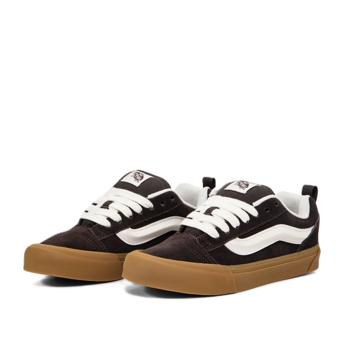 Кроссовки Vans Knu Skool Brown сбоку